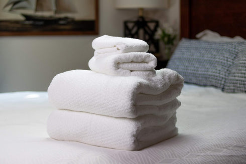 Diamond Jacquard Washcloth, Set of 6, 13" x 13", White...