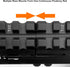 UTG Leapers MT-RSX5S Inc Super Slim Picatinny Riser Mount, 1/2" Height, 3 Slots, Black...