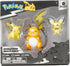 Pokémon Select Evolution 3 Pack - Features 2-Inch Pichu and Pikachu and 3-Inch Raichu Battle Figures...