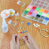 2 Pcs Clay Beads Bracelets Professional Elastic String Kont Fixing Drip, Keep Stretch String Braclet Stay Tied for Flat Round Polymer Heishi Beads...