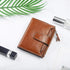 Lavemi Small Compact Women Wallet RFID Blocking Genuine Leather Bifold Purse with ID Windows(Brown)...