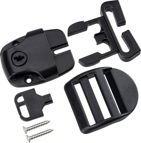 OIIKI 4 Sets Spa Hot Tub Cover Clips, Hot Tub Cover Broken Latch Repair Kit- Replacement Latches Clip Lock with Keys and Hardware Accessories for ...