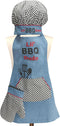 Manual Woodworkers Izzy Collection Lil' BBQ Dude Kids 3-Piece Apron Set...