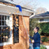 Gutter Cleaning Tools Roofing Tool Guard Cleaner Tool with Telescopic Extendable Telescopic Pole 8.2ft, Easy Remove Leaves and Debris from The Gro...