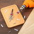 5 Pieces Magnetic Screw Ring Bit Magnetizer Ring Metal Magnetizer Screw, Removable for 1/4 Inch/ 6.35 mm Hex Screwdriver and Power Bits (Red)...