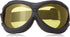 Hot Leathers Big Ben Yellow Goggles Motorcycle Biker over glasses Anti-Fog Lenses...