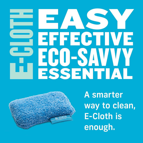 E-Cloth Fresh Mesh Pad, Premium Microfiber Non-scratch Kitchen Dish Scrub Sponge, Blue, 2 Pack...