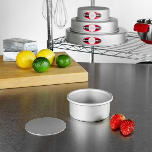 Fat Daddio's PCC-42 Anodized Aluminum Round Cheesecake Pan, 4 x 2 Inch...