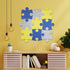 9 Pcs Felt Bulletin Board Puzzle, Self Adhesive Cute Wall Cork Board with 30 Pins for Display Notes, Photos in Office, Classroom, Home...