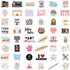 100Pcs Baking Stickers Funny, Bakery Stickers for Water Bottles - Baking Laptop Decals, Baking Party Favors for Kids Birthday Party, Bakery Themed...