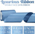 MEEDEE Smoke Blue Satin Ribbon Lux Double Faced Satin Ribbon 3 Inch Dusty Blue Ribbon Ribbon by 10 Yards Smoke Blue Ribbon for Crafts, Christmas T...