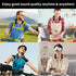 Neckband Bluetooth Speaker, Neck Speaker Bluetooth Wireless with True 3D Stero Sound, Wearable Speaker with Dynamic GRB & AUX, Portable Soundwear ...