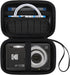 Canboc Carrying Case for KODAK PIXPRO FZ55/ FZ45/ FZ43/ FZ53 16MP Digital Camera, Video Vlogging Camera Bag, Zipper Mesh Pocket fit Cable, Black (...