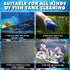 2 Pcs Algae Cleaning Scrapers Aquarium Tank Glass Brush Small Aquarium Magnet Cleaner Fish Tank Algae Cleaner Magnetic Aquarium Glass Cleaner for ...