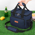 Tiblue Insulated Reusable Lunch Box for Office Work School Picnic Beach, Leakproof Freezable Cooler Bag with Adjustable Shoulder Strap (Medium, Da...