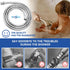 Stainless Steel Shower Head Hose,Shower Hose For Hand Held Shower Heads with Copper Core Brass Insert and Nut Replacement Shower Hose (96 In Chrom...
