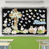 Easter Bulletin Board Decorations He is Risen Cutouts with Glue Point Spring Easter Jesus Resurrection Bulletin Board Decor for Easter Religious C...