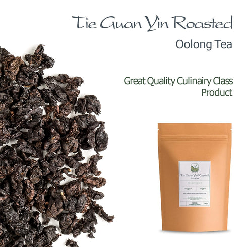 Tie Guan Yin Oolong Tea - Roasted Iron Goddess of mercy - Wu long Tea From China - Tieguanyin Tea Roasted Oolong Tea Iron Goddess Tea Ti Kuan Yin ...