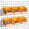 Pegboard Bins Organizer Set 6-Pack - Durable Storage Tray for Screws, Nuts, Bolts, Hardware, Crafts, Accessories | Fits Standard Pegboards | With ...