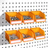 Pegboard Bins Organizer Set 6-Pack - Durable Storage Tray for Screws, Nuts, Bolts, Hardware, Crafts, Accessories | Fits Standard Pegboards | With ...