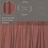 VHC Brands Patriotic Patch Plaid Valance 16x72 Country Curtain, Deep Red...