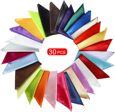 Men's Handkerchief, Pack of 30, 8.6" x8.6...