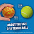Dog Balls, Indestructible Tennis Balls for Dogs, Durable Bouncy Dog Toy Balls for Aggressive Chewers, Interactive Dog Toys for Fetch Game, Lightwe...