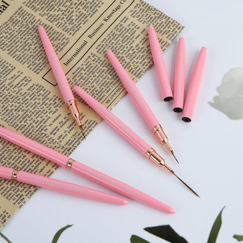 Artdone nail art brushes set kit acrylic supplies dotter striping polish markers barrier tape strips pens fine tip accessories tools decorations d...