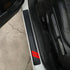 Door Sill Protector for Dodge Charger Challenger Durango Accessories Door Entry Guard Sill Protector with Plastic Scraper Carbon Fiber Leather Thr...