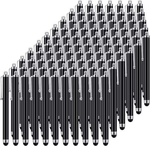 Stylus Pen Set of 100 Universal Capacitive Stylus Compatible with Samsung, Tablet, Most Devices with Capacitive Touch Screen (Black)...