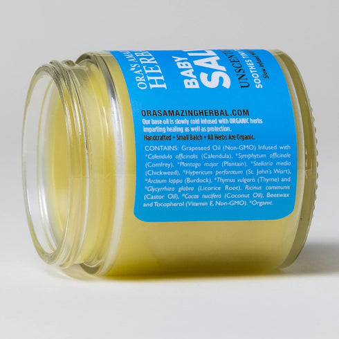 Baby Salve, Diaper Balm Ointment, Newborn Salve, Natural Baby Cream with Calendula, 1 oz Travel Size, Ora's Amazing Herbal...