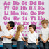 260Pcs Glitter Pink Bulletin Board Letters for Classroom 4” Letter Combo Pack Set Numbers Alphabet Poster Board with Adhesive Dots Punctuation Sym...