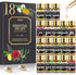 Essential Oil Set, for Diffuser, Humidifiers, Skin Care, Massage, Fragrance Oil Scent for DIY Candle and Soap Making (18 * 5ML)...