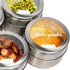 Clear Spice Jar Labels, Preprinted Waterproof Small Stickers for Organizing Kitchen and Pantry Herbs/Seasoning with White Text (Spice)...