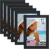 Icona Bay 5x7 Picture Frames (Black, 12 Pack), Beautifully Detailed Molding, Contemporary Picture Frame Set, Wall Mount or Table Top, Inspirations...
