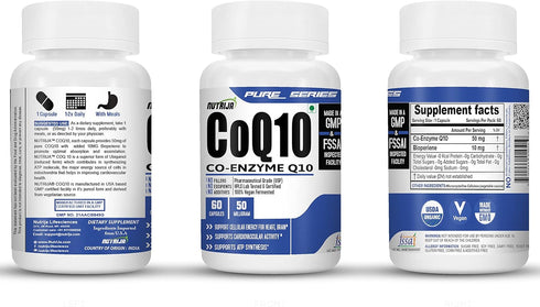 COENZYME Q10 (COQ10) 50MG - (120 Capsules)...