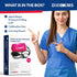 Dixie EMS Deluxe Aneroid Sphygmomanometer Blood Pressure D-ring Cuff - Pink...