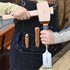 GREBSTK Wooden Mallet Manual Ice Hammer Mallet Beech Solid Carpenter Woodworking Mallet 12"...