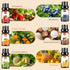 Fruity Essential Oils Set - Fruity Scents Fragrance Oil Aromatherapy Essential Oils Kit for Diffuser, Candle Making (6x10ML) Strawberry, Coconut S...