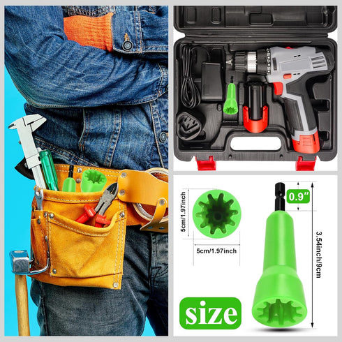 Wire Nut Twister, Wire Nut Twister for drill, Wire Nut Driver Wire Twister Tool Electrician Driver Wire Bending with 1/4 Chuck for Wire and Man Dr...