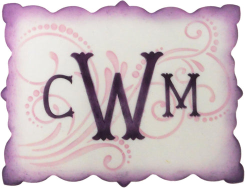 Designer Stencils C480 Five Scroll Cake Stencil Set, Beige/semi-transparent...