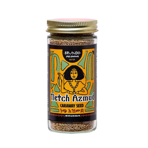Brundo Spices Netch Azmud | Ethiopian Wild Caraway Seed | Hand Picked and Processed | Harvested in and Imported from Ethiopia | Non-GMO | Organic ...