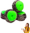 Amazon Brand | Pack of 4 | Ring King Stainless Steel-Wrapped Sponge Scrubbers | Heavy Duty Scouring Pads - Individually Wrapped for Dishes Pots, P...