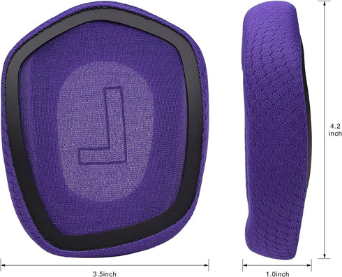MOLGRIA Ear Pads Cushion, Replacement Fabric Earpads for Logitech G733 Wireless Gaming Headset (Purple)...