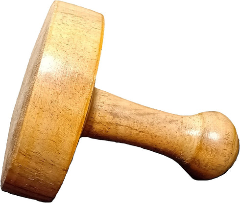 Wooden Potato Masher Wooden Food Masher Vegetable Smasher Roti Chapati Presser Roti Bhakri Or Khakara on Tava Presser Crusher...