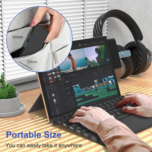 Surface Go Accessories HDMI Adapter for Microsoft - Surface Go/Go 2/Go 3 Docking Station with 4K HDMI + USB 3.0/2.0 Port + 3.5mm Audio Adapter, Do...