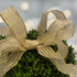 White and Gold Ribbon - Gold Wired Ribbon Garland 10 Yards Tree 1.5" Wide Mesh Tree Organza Holiday Garland Wired...