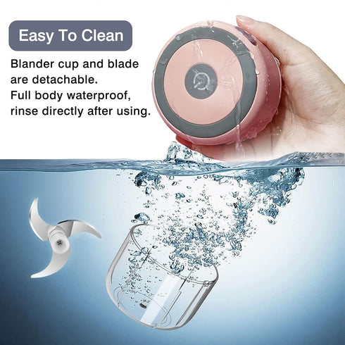 Electric Herb Grinder - 3.5 Inch Large Grinders for Grinding Dry Fresh Herbs and Spice with Clear Chamber, Portable USB Charge Herb Grinder, Inclu...