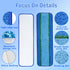 4 Pack Deep Cleaning Pad for Bona Mop, Reusable Microfiber Deep Clean Pad for Bona Family of Mops, Mop Refill Replacement for Hardwood and Multi-S...
