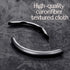 Generic Car Steering Wheel Cover Matte Carbon Fiber 2-3pcs, Steering Wheel Wrap Set Non-Slip Protector Interior Decoration 14.5"" to 16"" Steering...